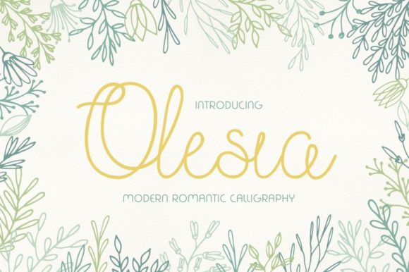 Download Olesia Handwritten Font - Premium Resources