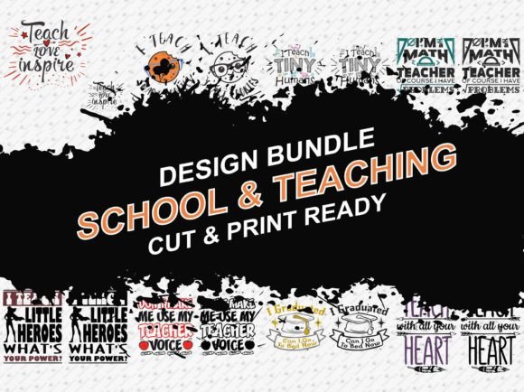 Download School Teaching 22 Designs Tshirt Bundle - Tshirt bundle Collection