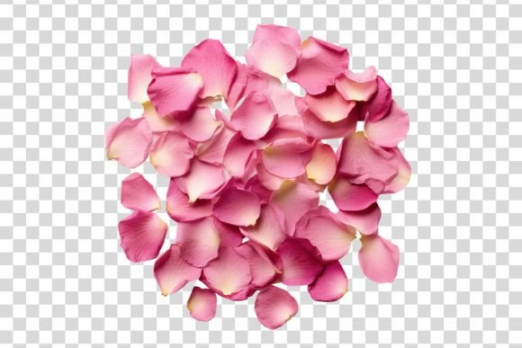 Download #114 Pink Rose Petals Isolated Element - Isolated element Collection